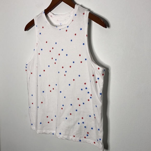 Fifth Sun Red White Blue Star Tank Size L - Picture 3 of 6